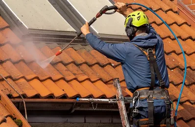 Démoussage et hydrofuge de toiture à Béon